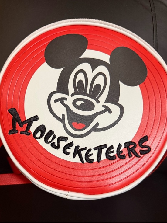 Mouseketeers Red Loungefly Bag And Matching Ears. main image 5